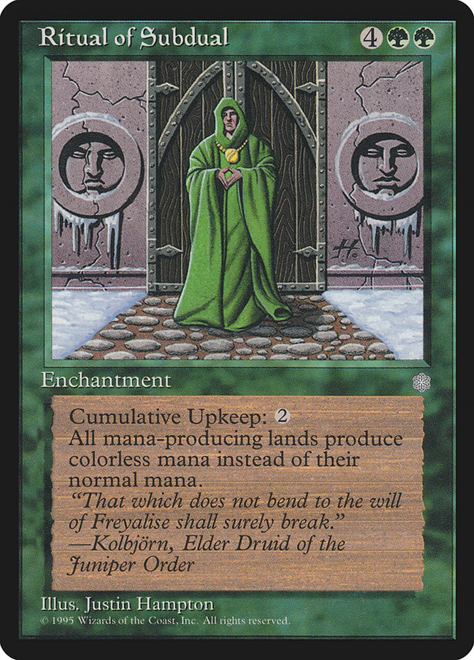 Ritual of Subdual [Ice Age] Magic: The Gathering