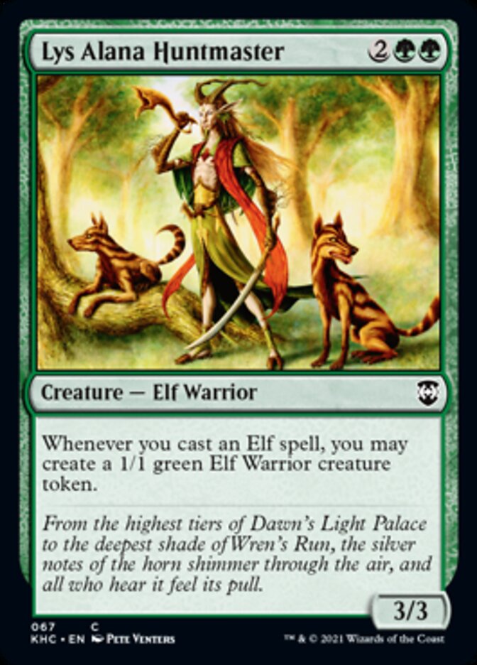 Lys Alana Huntmaster [Kaldheim Commander] Magic: The Gathering