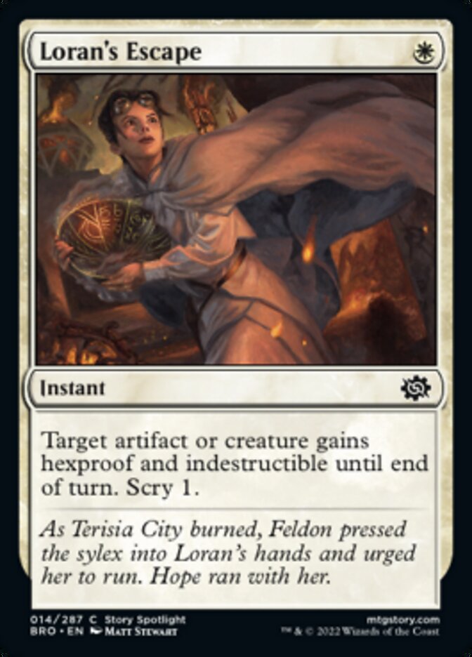 Loran's Escape [The Brothers' War] Magic: The Gathering