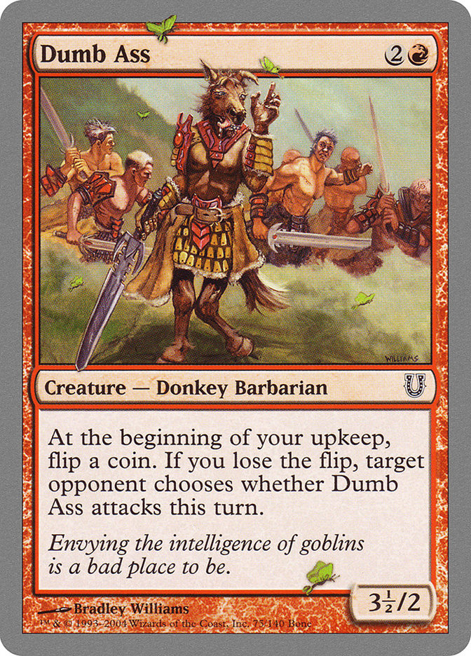 Dumb Ass [Unhinged] Magic: The Gathering
