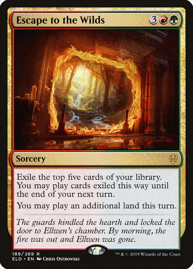 Escape to the Wilds [Throne of Eldraine] Magic: The Gathering