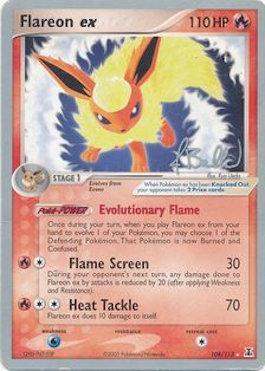 Flareon ex (108/113) (Eeveelutions - Jimmy Ballard) [World Championships 2006] Pokémon