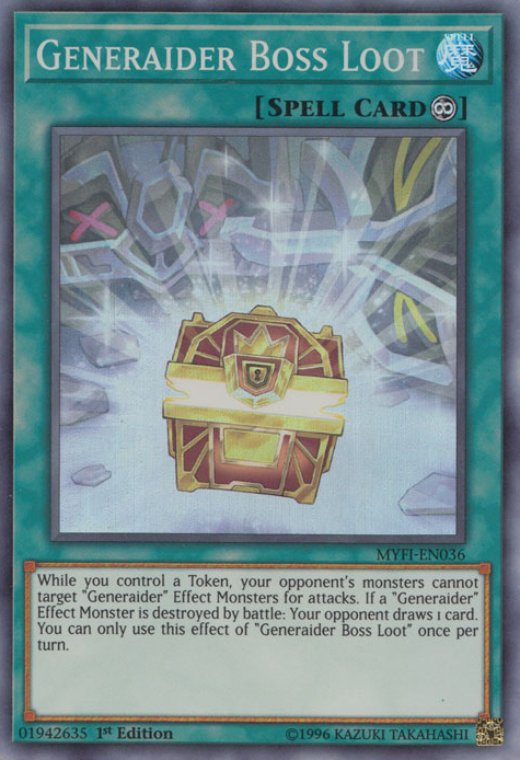 Generaider Boss Loot [MYFI-EN036] Super Rare - Yugioh Cards For Your TCG Needs!