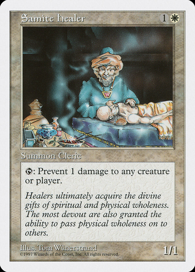 Samite Healer [Fifth Edition] Magic: The Gathering