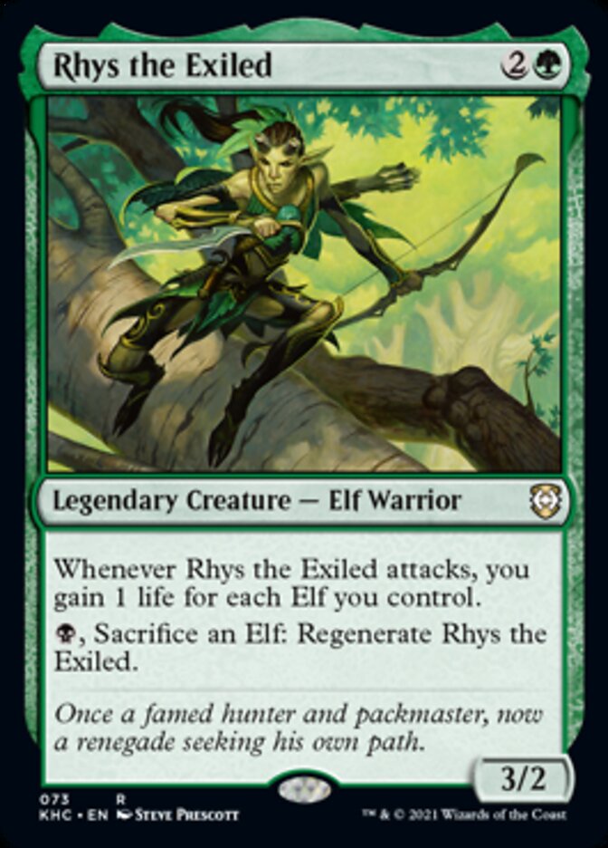 Rhys the Exiled [Kaldheim Commander] Magic: The Gathering