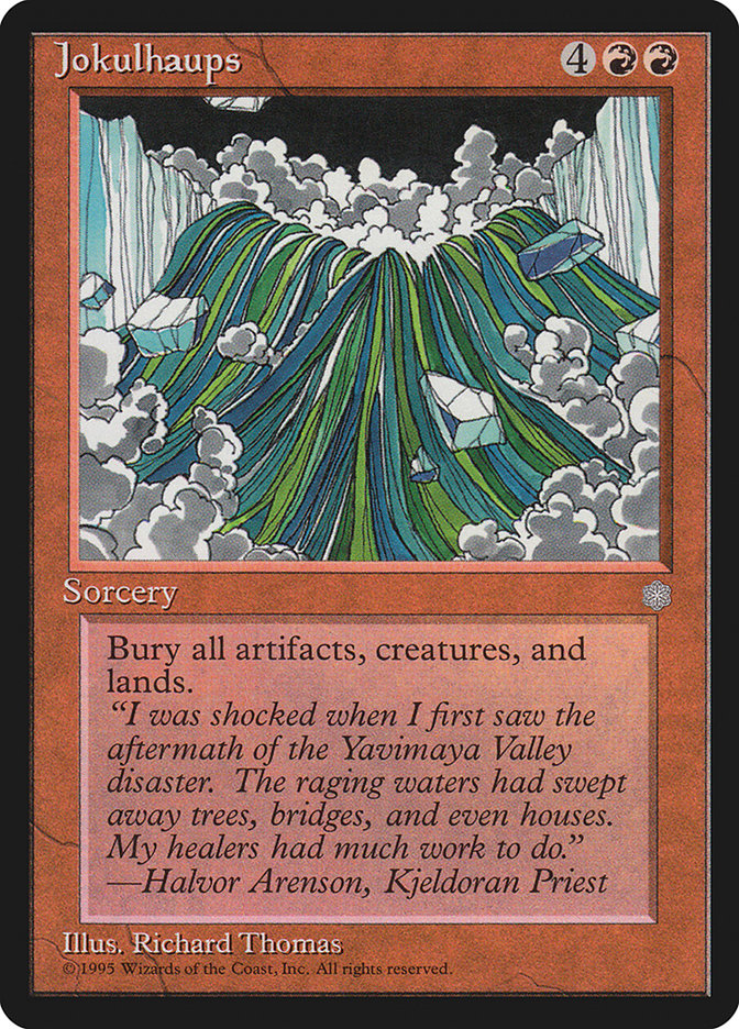 Jokulhaups [Ice Age] Magic: The Gathering