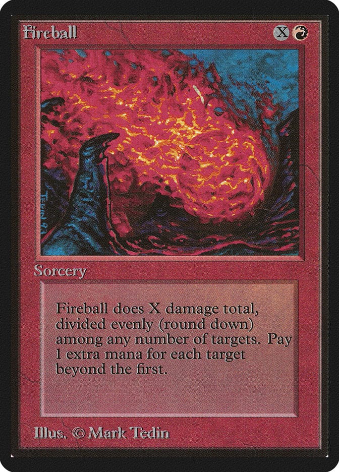 Fireball [Beta Edition] Magic: The Gathering