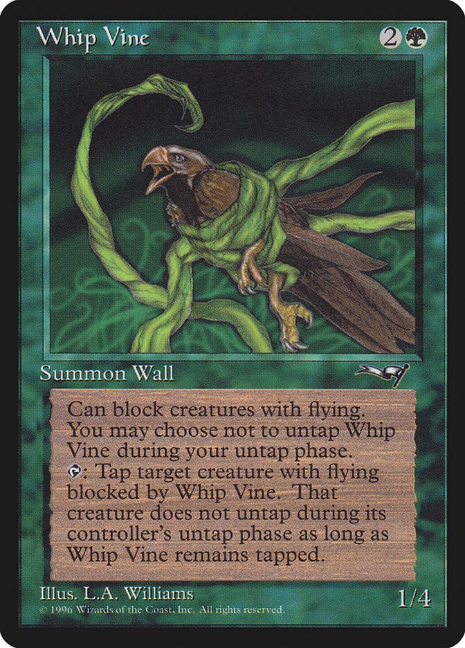 Whip Vine (Holding Bird) [Alliances] Magic: The Gathering