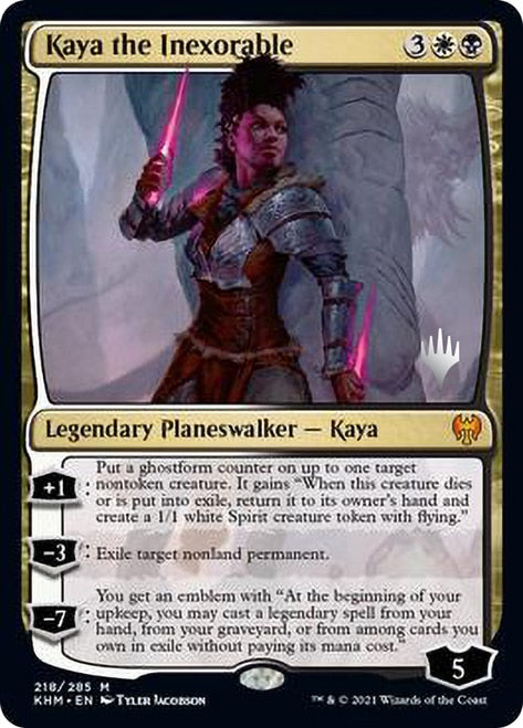 Kaya the Inexorable (Promo Pack) [Kaldheim Promos] Magic: The Gathering