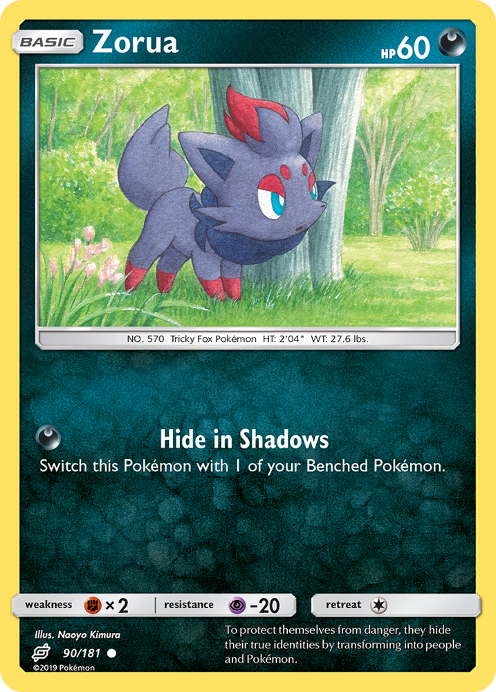 Zorua (90/181) [Sun & Moon: Team Up] Pokémon