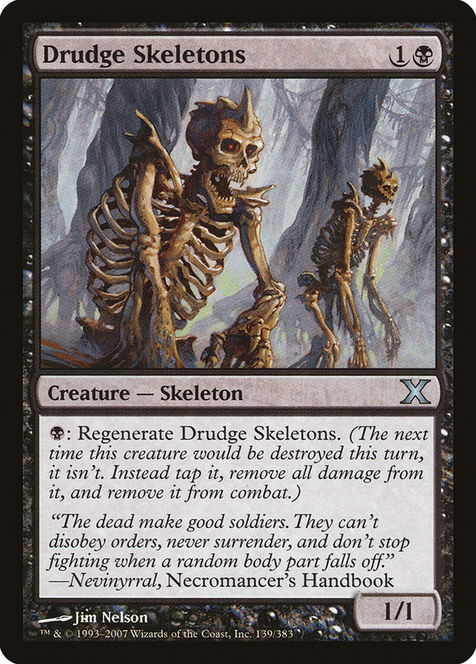 Drudge Skeletons [Tenth Edition] Magic: The Gathering