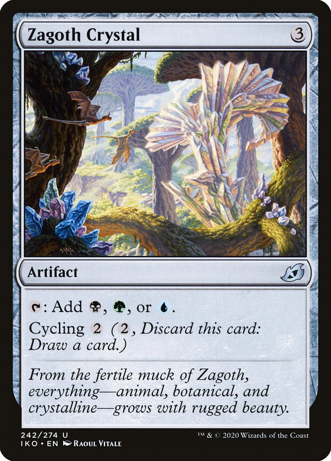 Zagoth Crystal [Ikoria: Lair of Behemoths] Magic: The Gathering