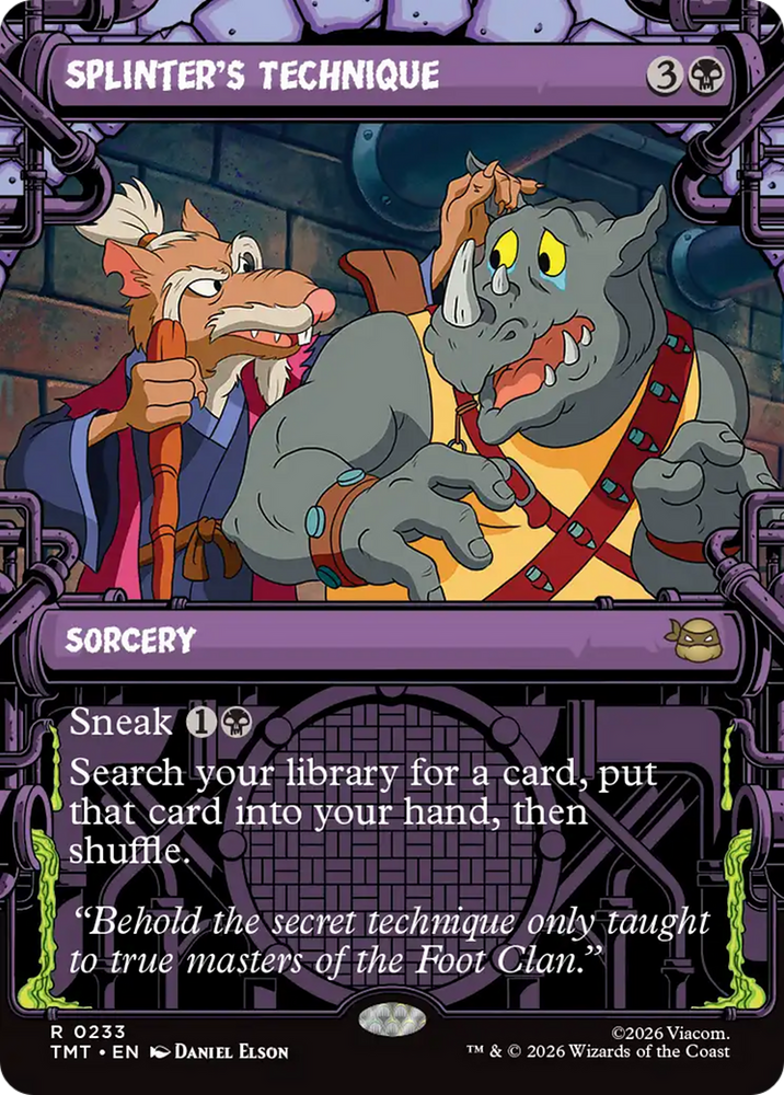 Splinter's Technique (Showcase) [Teenage Mutant Ninja Turtles] Magic: The Gathering