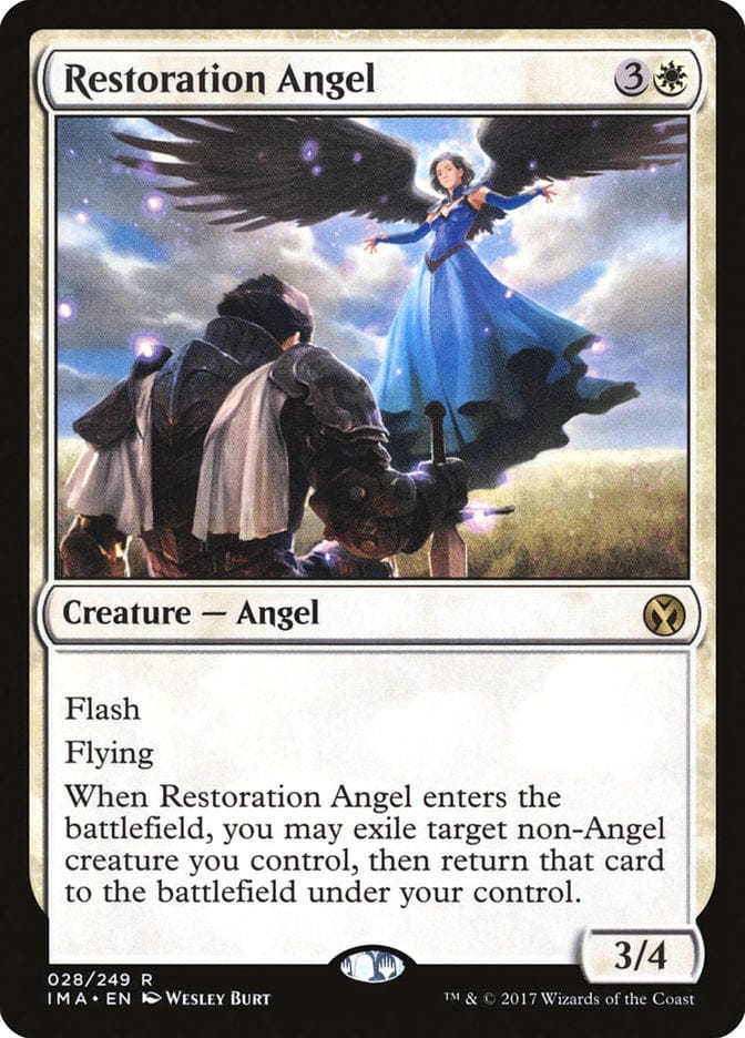 Restoration Angel [Iconic Masters] Magic: The Gathering