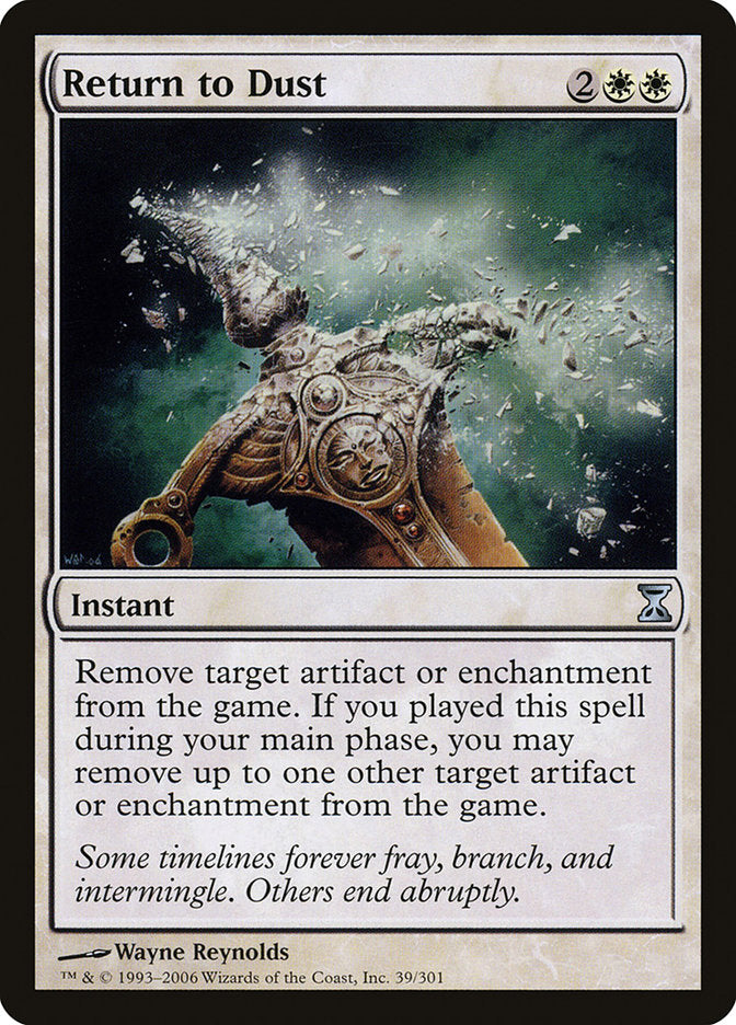 Return to Dust [Time Spiral] Magic: The Gathering