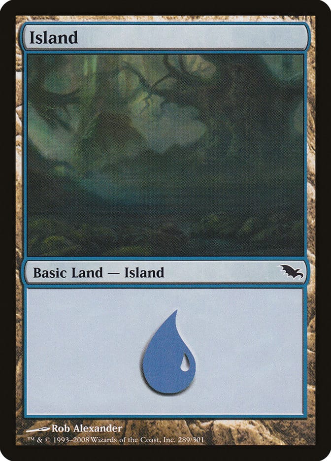 Island (289) [Shadowmoor] Magic: The Gathering
