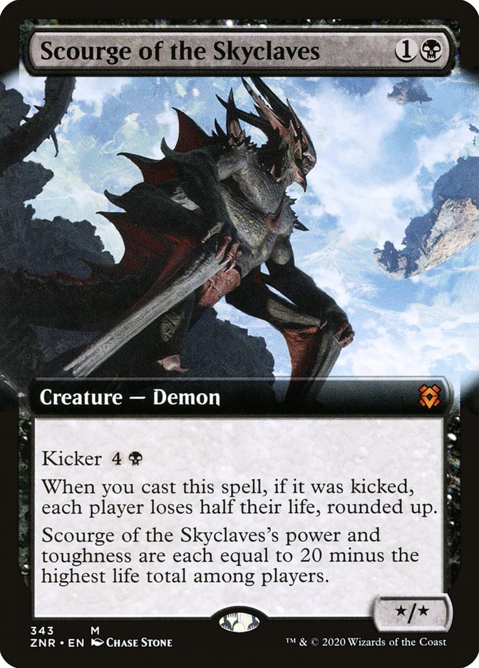 Scourge of the Skyclaves (Extended Art) [Zendikar Rising] Magic: The Gathering