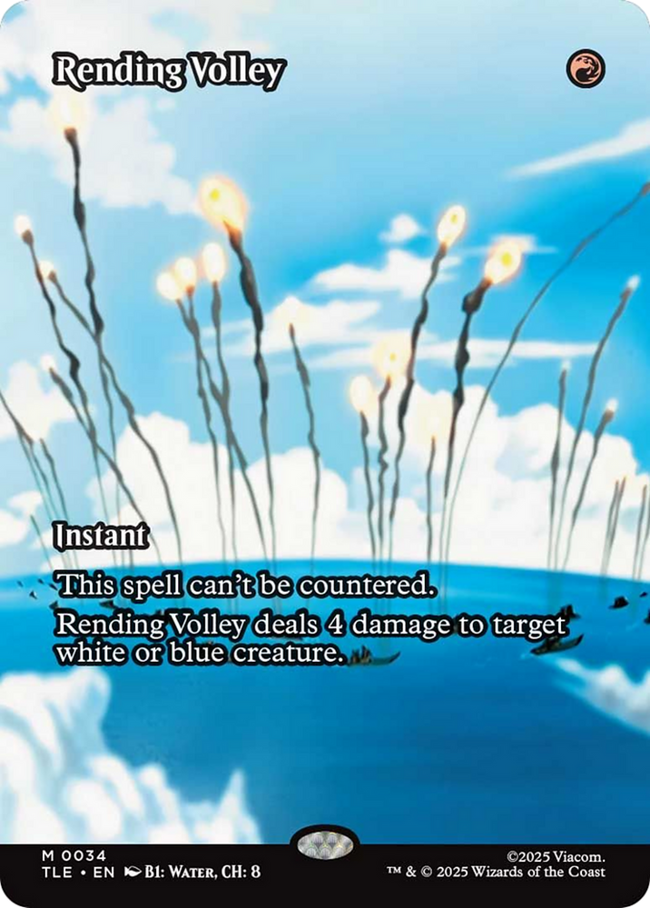 Rending Volley (Borderless) [Avatar: The Last Airbender: Eternal-Legal] Magic: The Gathering