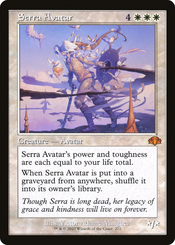 Serra Avatar (Retro) [Dominaria Remastered] Magic: The Gathering