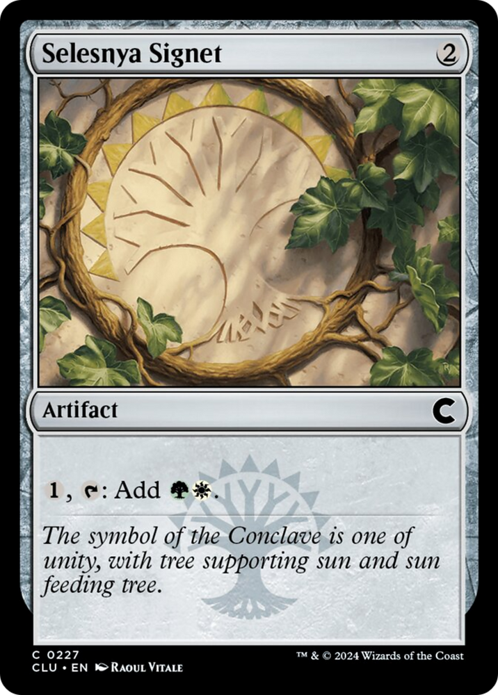 Selesnya Signet [Ravnica: Clue Edition] Magic: The Gathering
