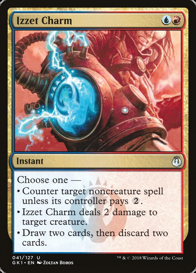 Izzet Charm [Guilds of Ravnica Guild Kit] Magic: The Gathering