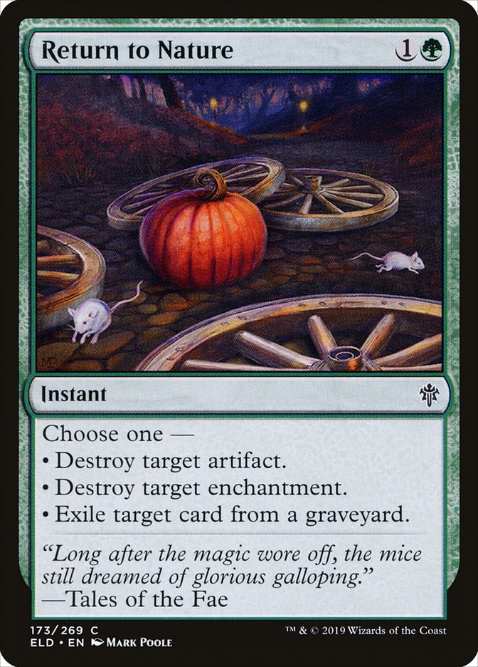 Return to Nature [Throne of Eldraine] Magic: The Gathering