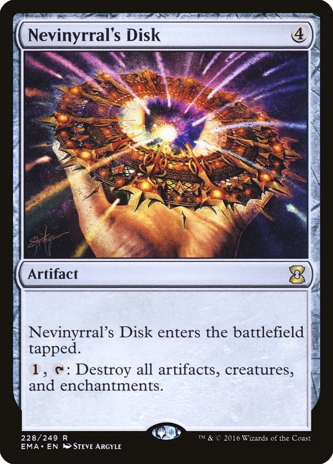 Nevinyrral's Disk [Eternal Masters] Magic: The Gathering