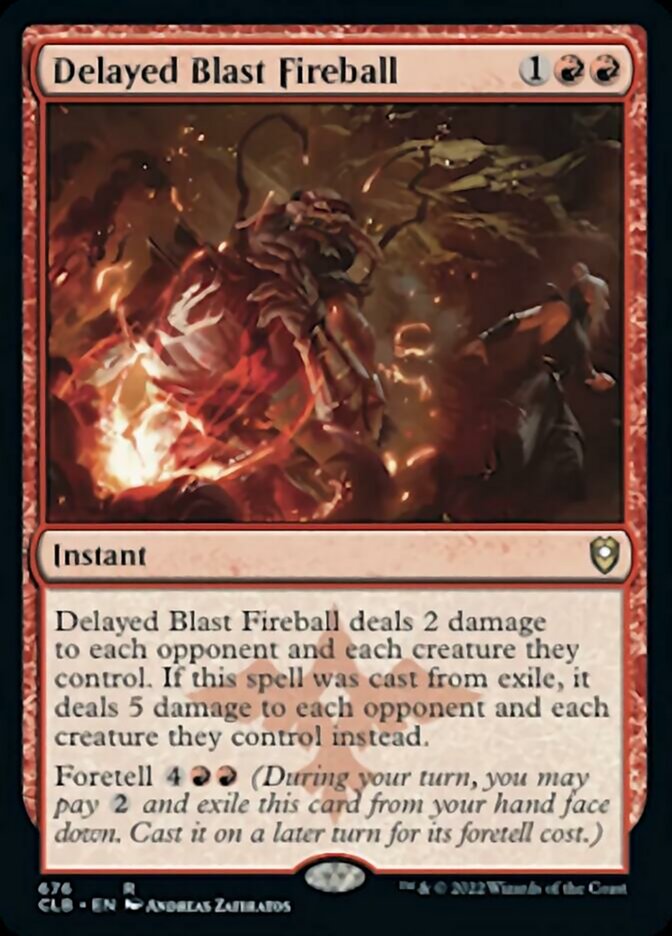 Delayed Blast Fireball [Commander Legends: Battle for Baldur's Gate] Magic: The Gathering