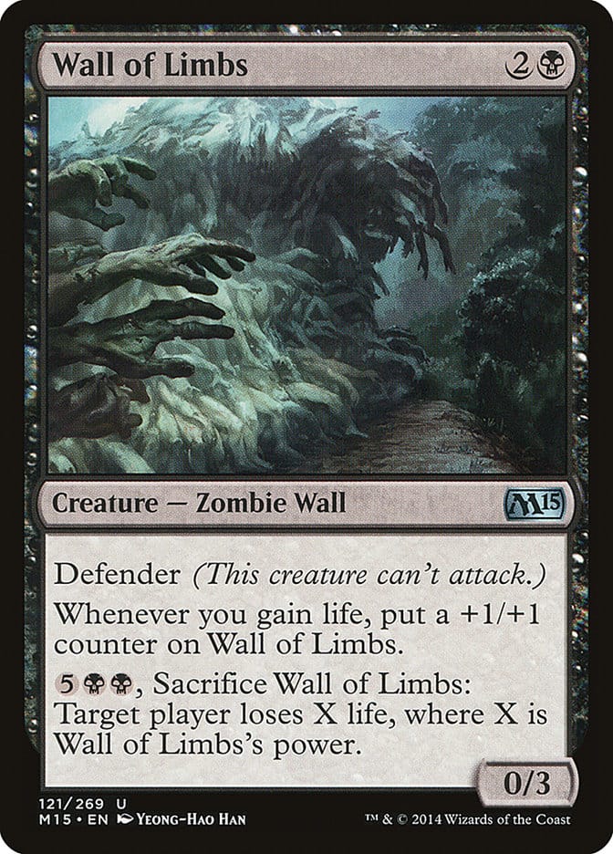 Wall of Limbs [Magic 2015] Magic: The Gathering