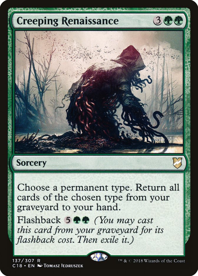 Creeping Renaissance [Commander 2018] Magic: The Gathering