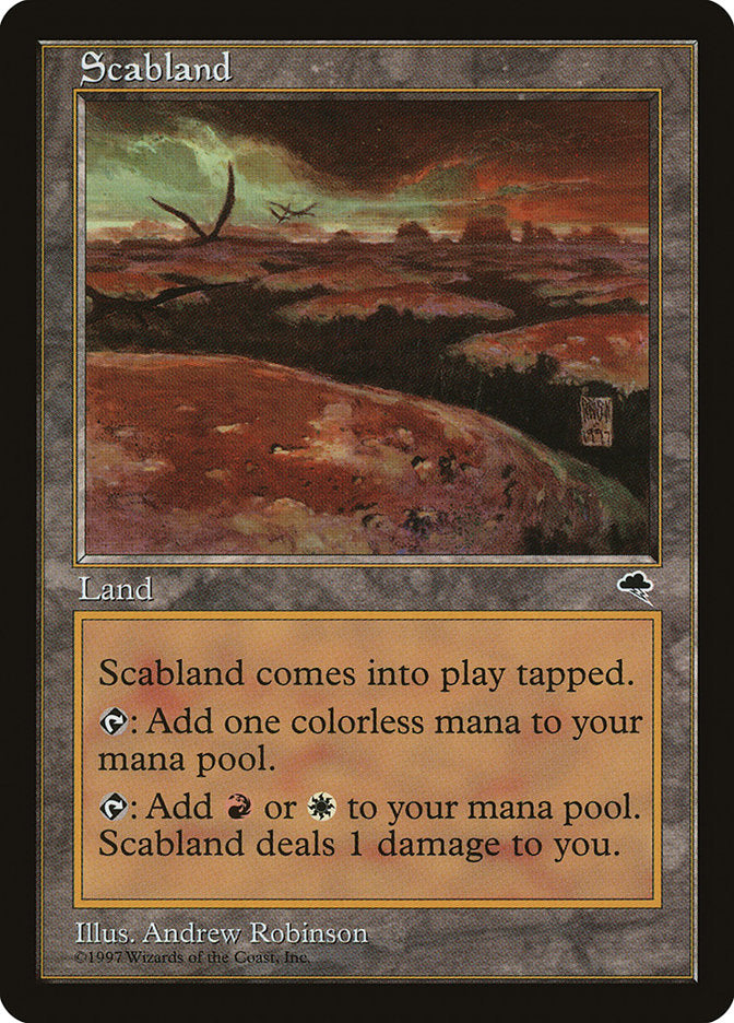 Scabland [Tempest] Magic: The Gathering