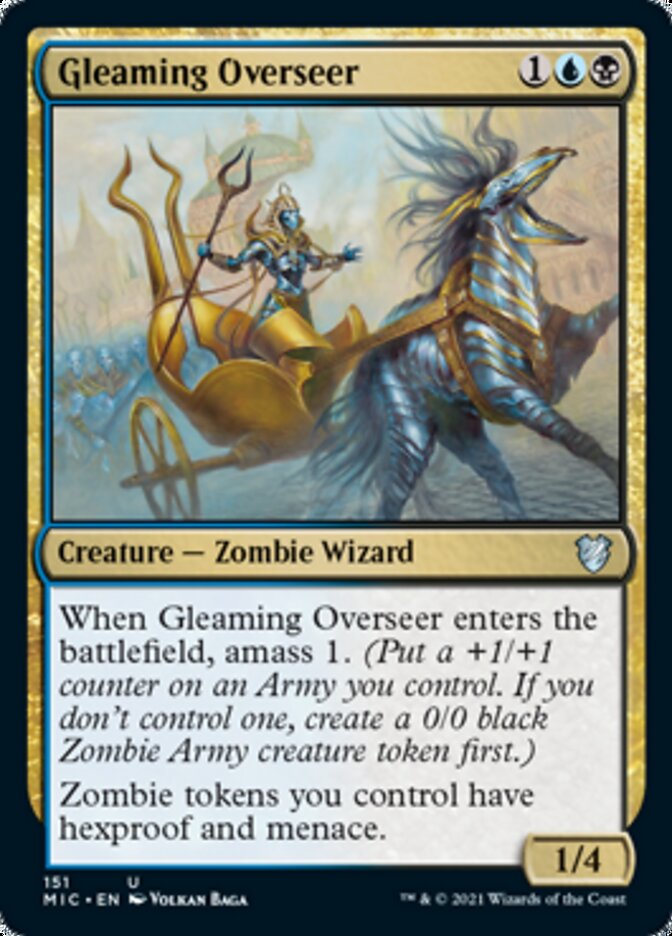 Gleaming Overseer [Innistrad: Midnight Hunt Commander] Magic: The Gathering
