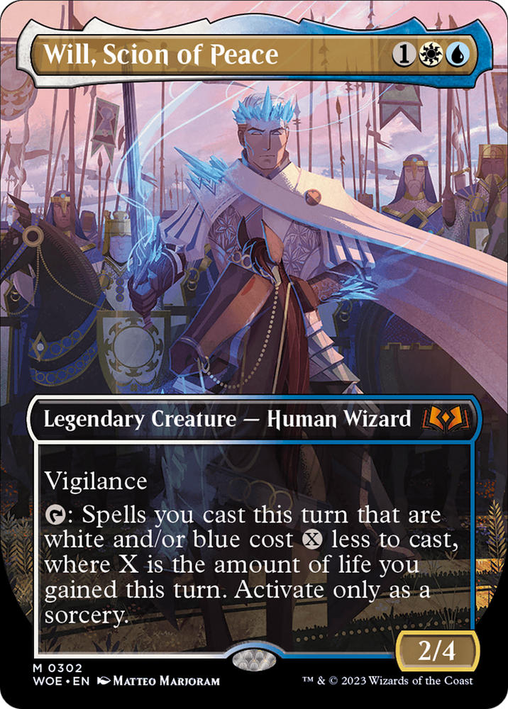 Will, Scion of Peace (Borderless Alternate Art) [Wilds of Eldraine] Magic: The Gathering