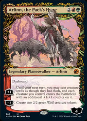Arlinn, the Pack's Hope // Arlinn, the Moon's Fury (Showcase Equinox) [Innistrad: Midnight Hunt] Magic: The Gathering