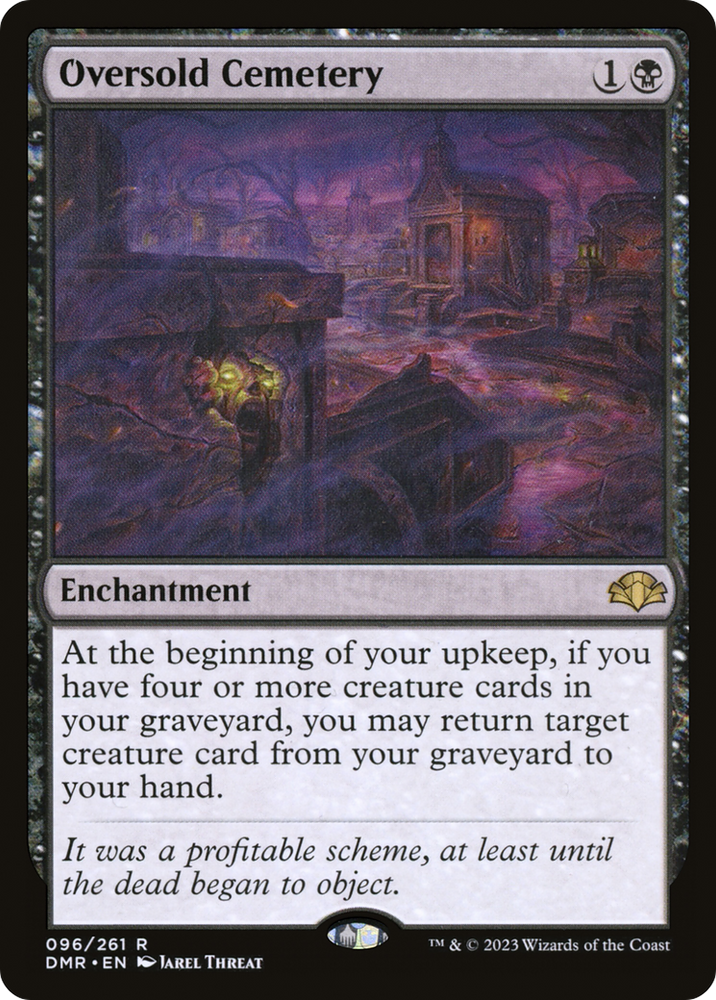 Oversold Cemetery [Dominaria Remastered] Magic: The Gathering