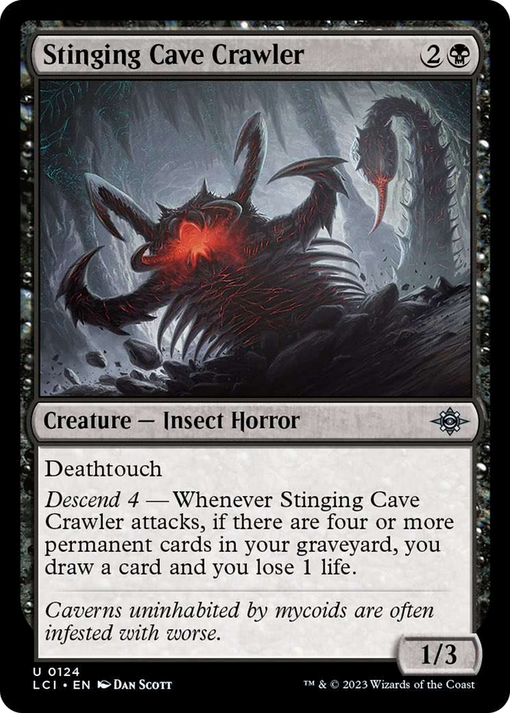 Stinging Cave Crawler [The Lost Caverns of Ixalan] Magic: The Gathering
