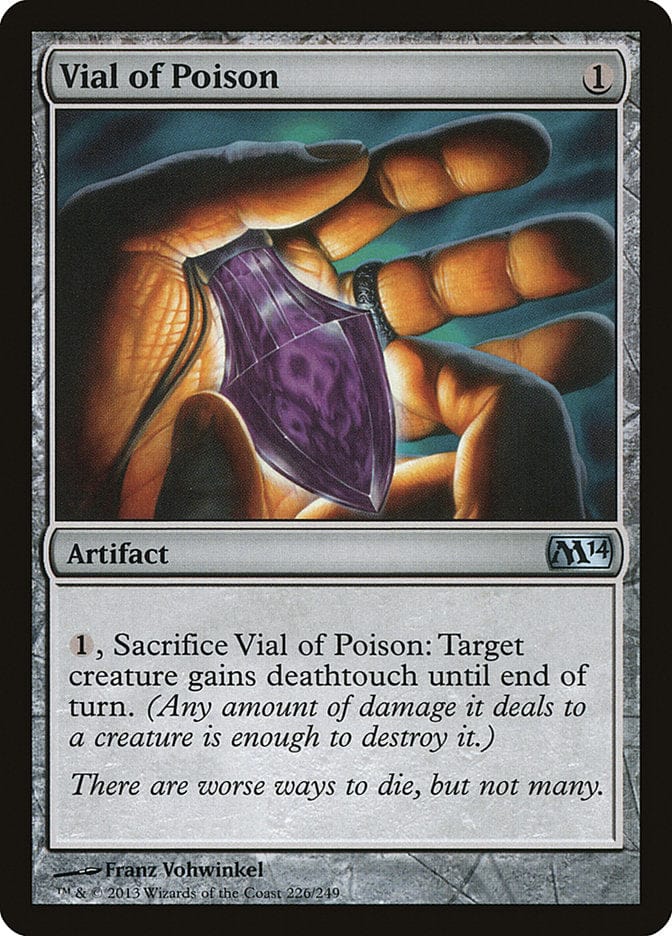 Vial of Poison [Magic 2014] Magic: The Gathering