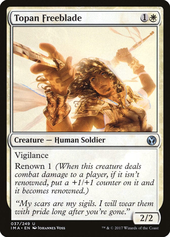 Topan Freeblade [Iconic Masters] Magic: The Gathering