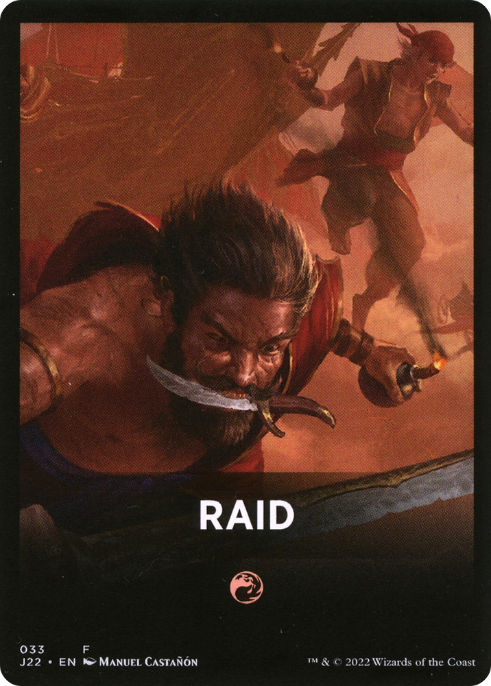 Raid Theme Card [Jumpstart 2022 Front Cards] Magic: The Gathering