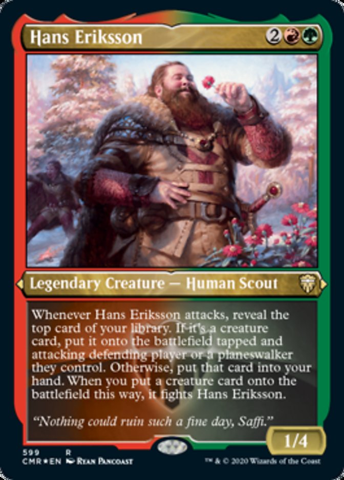 Hans Eriksson (Etched) [Commander Legends] Magic: The Gathering