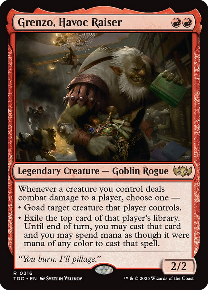 Grenzo, Havoc Raiser [Tarkir: Dragonstorm Commander] Magic: The Gathering
