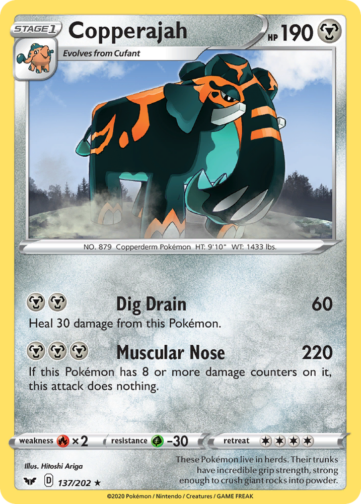 Copperajah (137/202) [Sword & Shield: Base Set] Pokémon