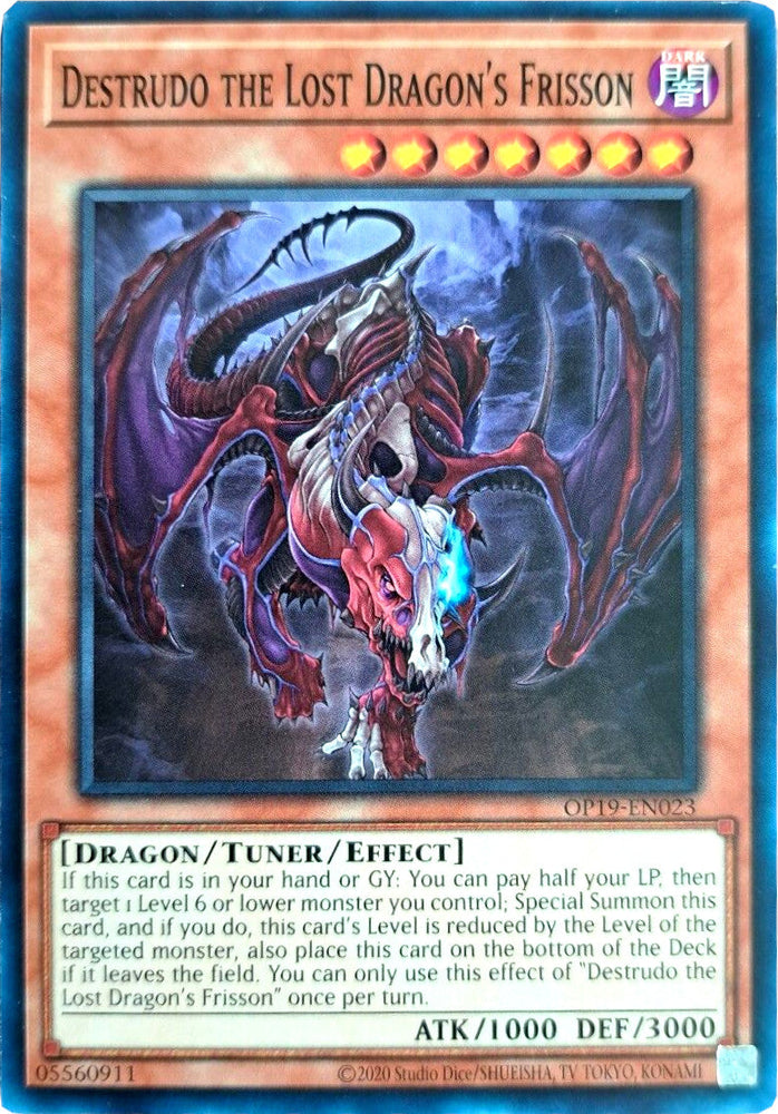 Destrudo the Lost Dragon's Frisson [OP19-EN023] Common Yu-Gi-Oh!