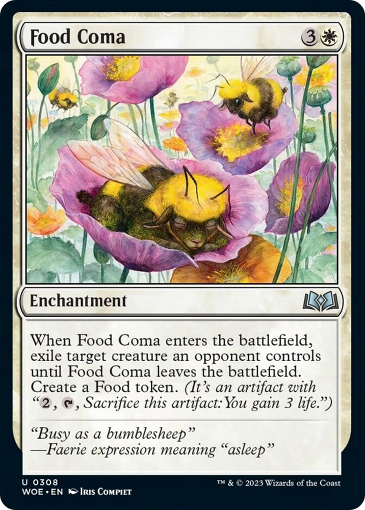 Food Coma [Wilds of Eldraine] Magic: The Gathering