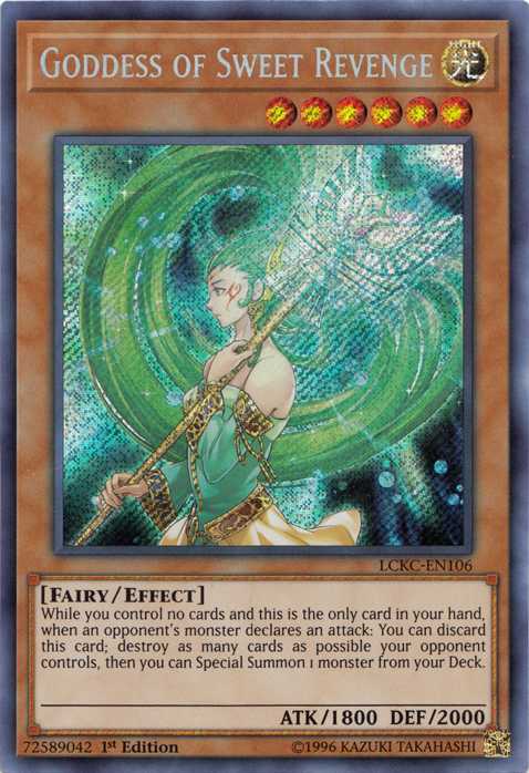 Goddess of Sweet Revenge [LCKC-EN106] Secret Rare Yu-Gi-Oh!