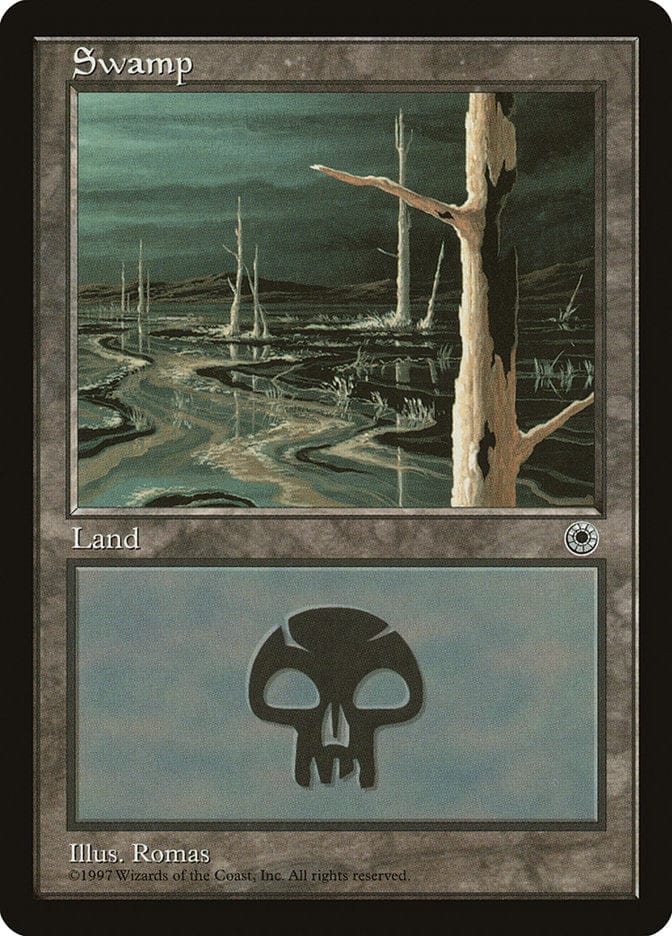 Swamp (White Trees) [Portal] Magic: The Gathering