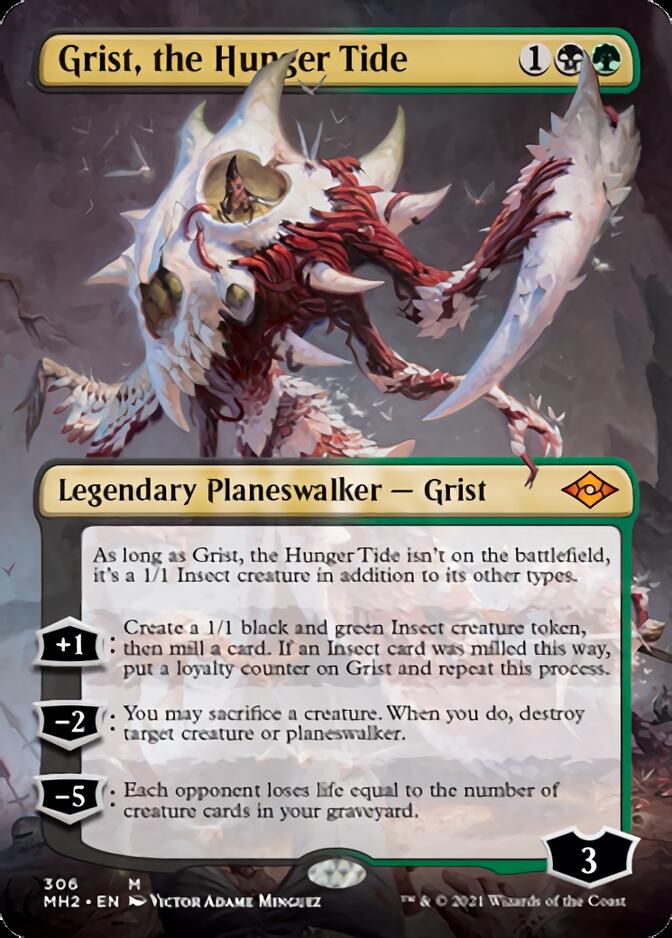 Grist, the Hunger Tide (Borderless) [Modern Horizons 2] Magic: The Gathering