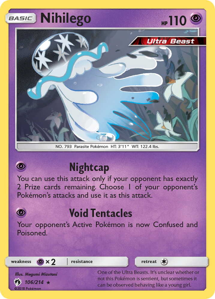 Nihilego (106/214) [Sun & Moon: Lost Thunder] Pokémon
