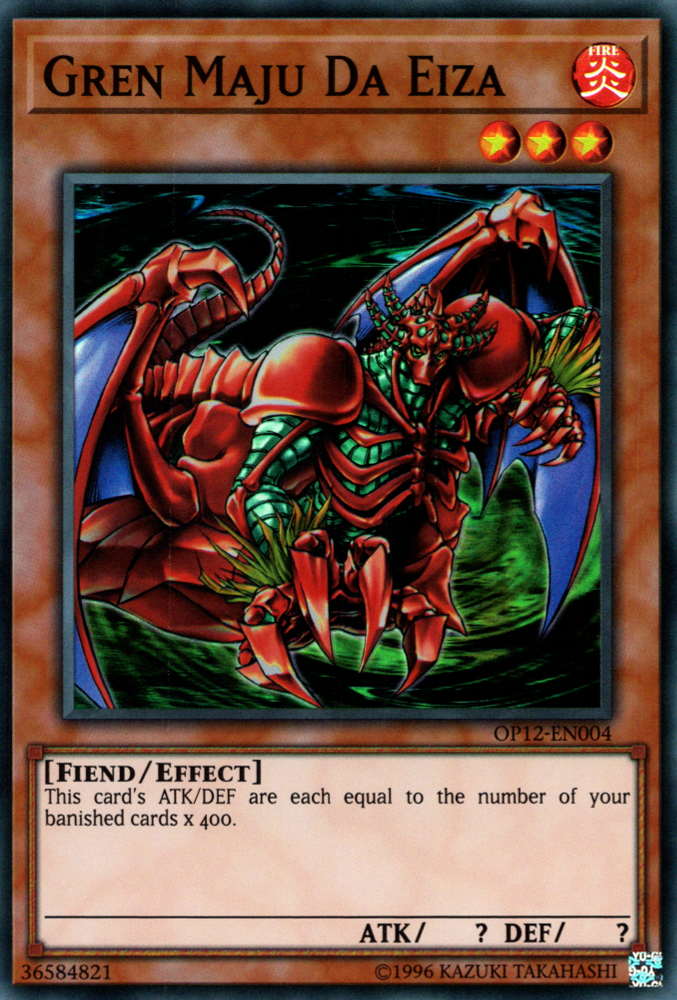 Gren Maju Da Eiza [OP12-EN004] Super Rare - Yugioh Cards For Your TCG Needs!