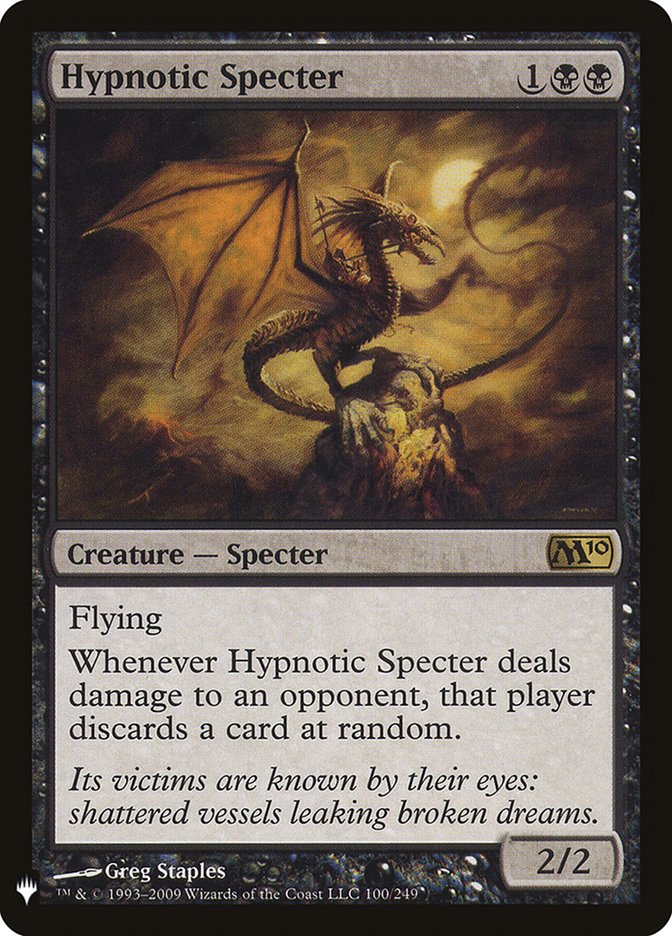 Hypnotic Specter [The List] Magic: The Gathering